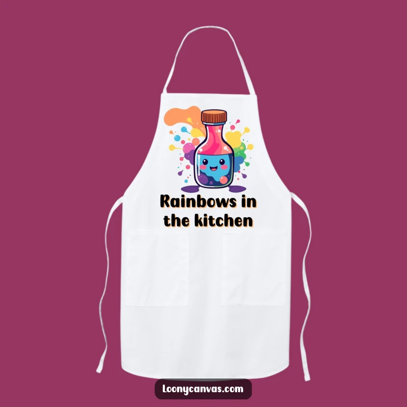 Funny Ink Bottle Apron: Cook Up Colorful Creations
