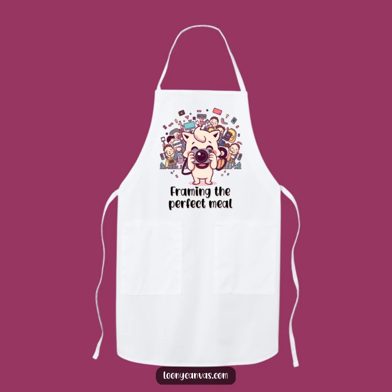 Funny Kawaii Camera Apron: Cook Up Creative Chaos