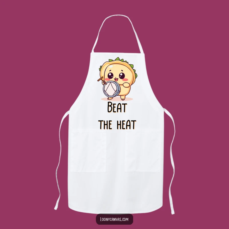 Funny Kawaii Taco Apron: Cook To The Beat Of Fiesta