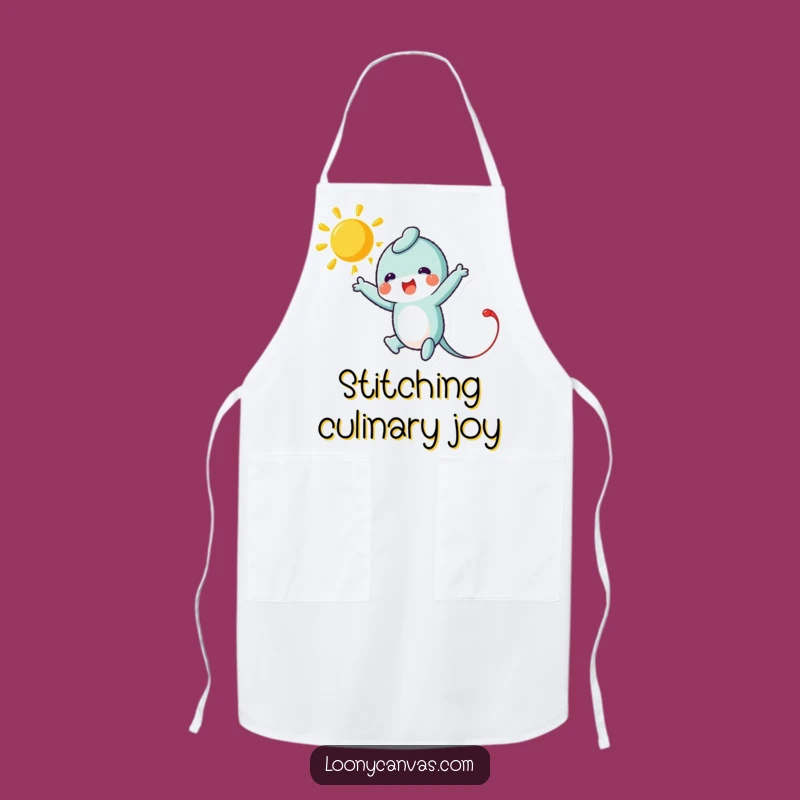 Funny Needle Apron: Stitching Sun Kitchen Wear, Hilarious Gift for Sewing Chefs