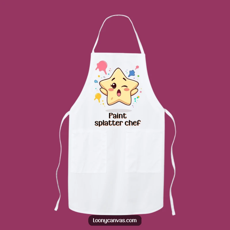 Funny Star Paint Apron - Create with Witty Flair