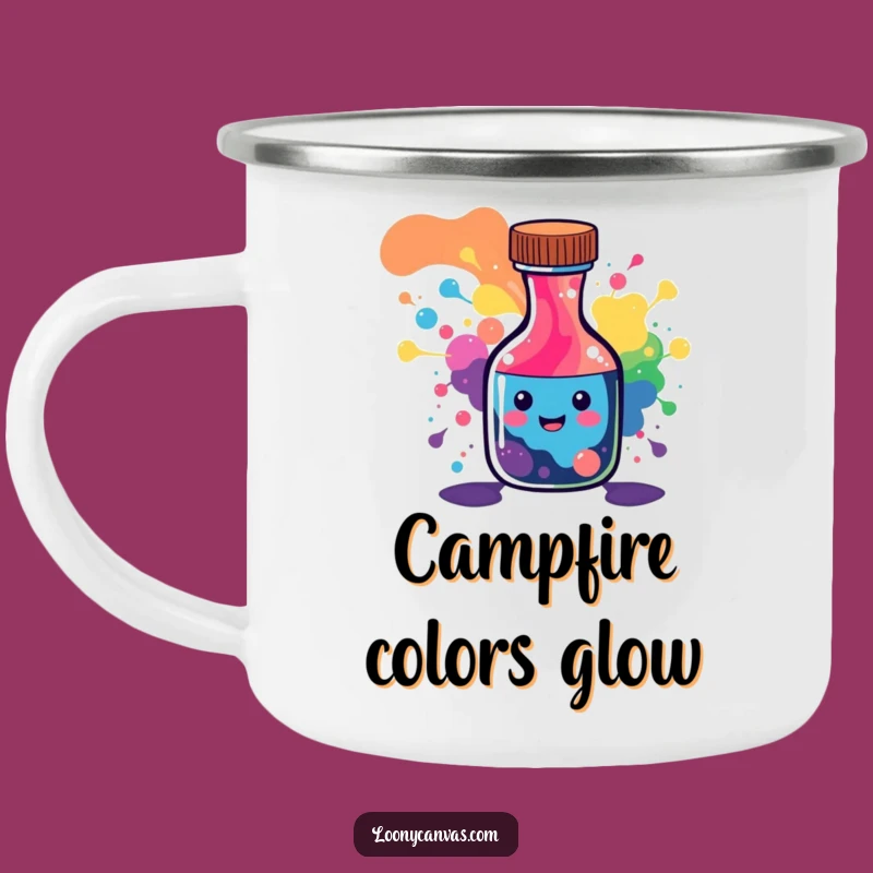 Funny Ink Bottle Camping Mug: Artful Sips for Adventurers