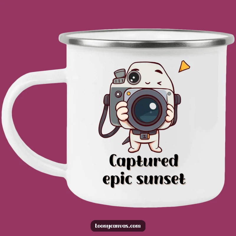 Funny Camera Camping Mug: Capture Memories on Your Adventures