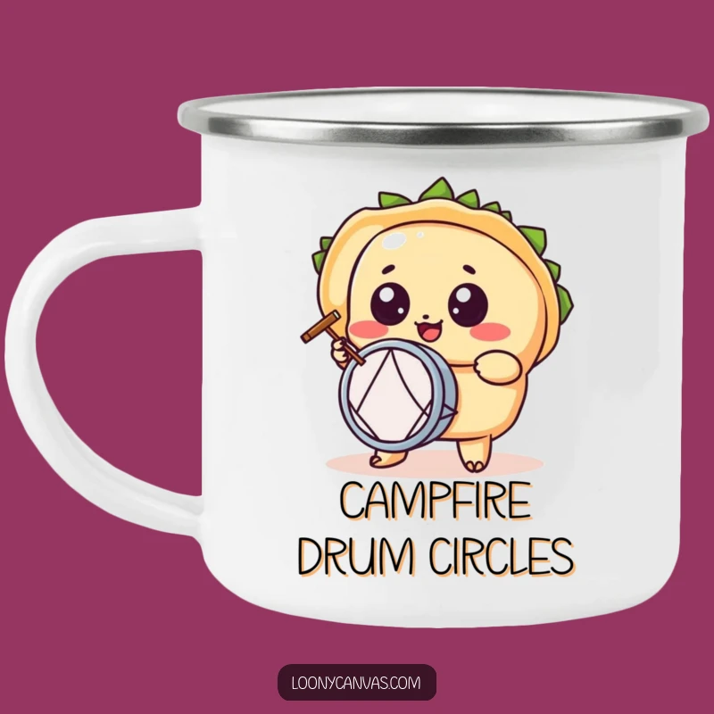 Funny Kawaii Taco Camping Mug: Fuel Your Fiesta Adventures
