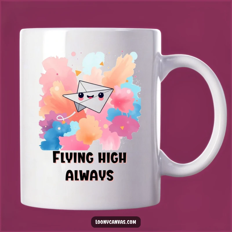 Funny Paper Airplane Mug, Soar Through Your Day with Laughter