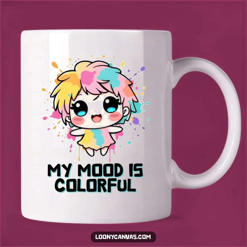 Funny Ink Blot Mug: Splash Of Color & Joyful Fun