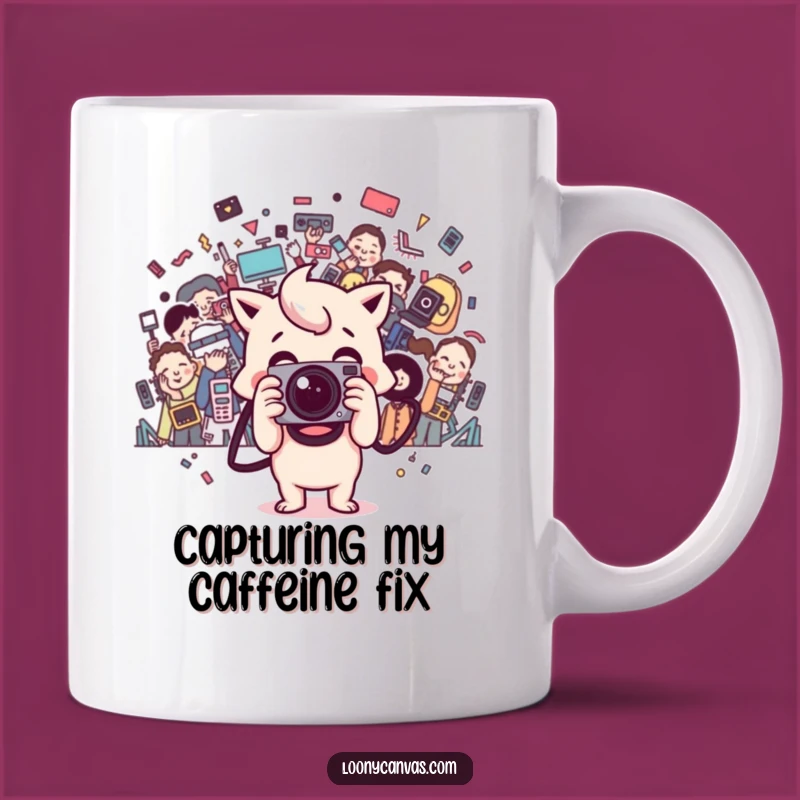 Funny Kawaii Camera Mug: Capturing Moments With Chaos