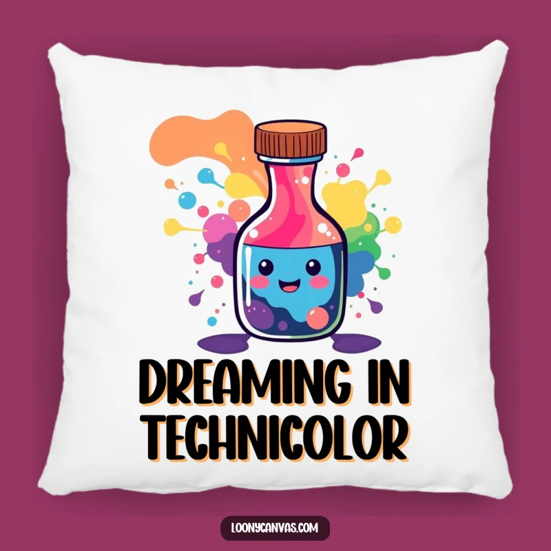 Comfy Funny Ink Bottle Pillow: Relax with Artistic Flair