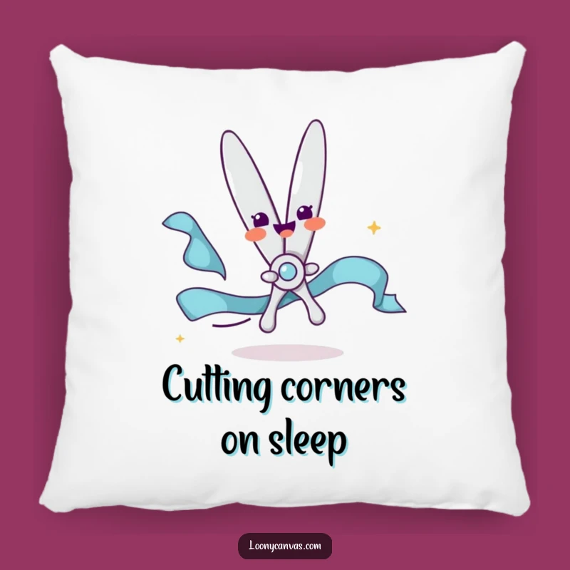 Funny Scissors Pillow - Cuddle Up with Delightful Snipping Comfort