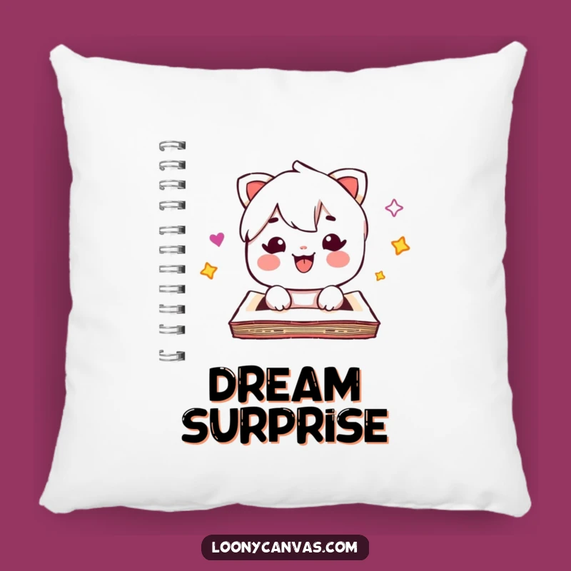 Funny Kawaii Sketchpad Pillow: Cozy Up with Hilarious Surprise Comfort