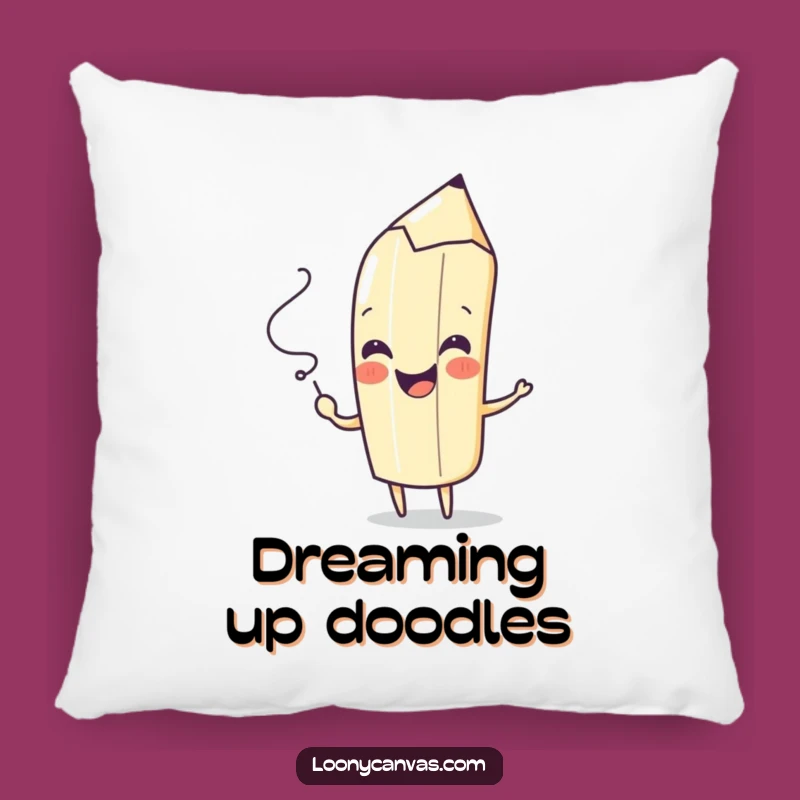 Funny Pencil Pillow - Snuggle Up with Playful Artistic Comfort