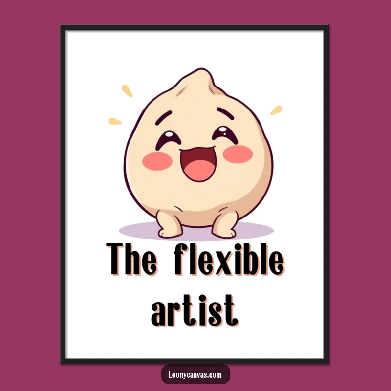 Funny Excited Clay Ball Digital Art: Hilarious Shape Creation