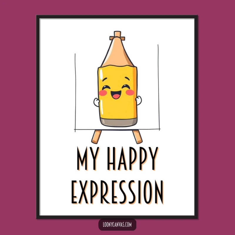 Funny Giggling Crayon Digital Art: Smile-Inducing Creation