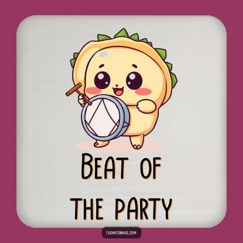 Funny Kawaii Taco Coasters: Protect Surfaces With Rhythm