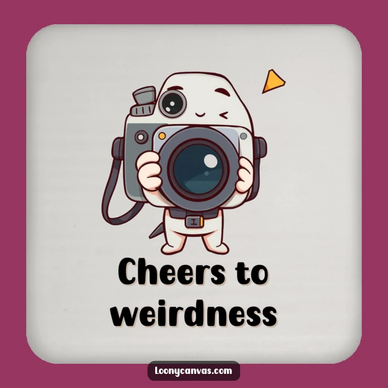 Funny Camera Coaster Set: Protect Surfaces with Photographic Humor