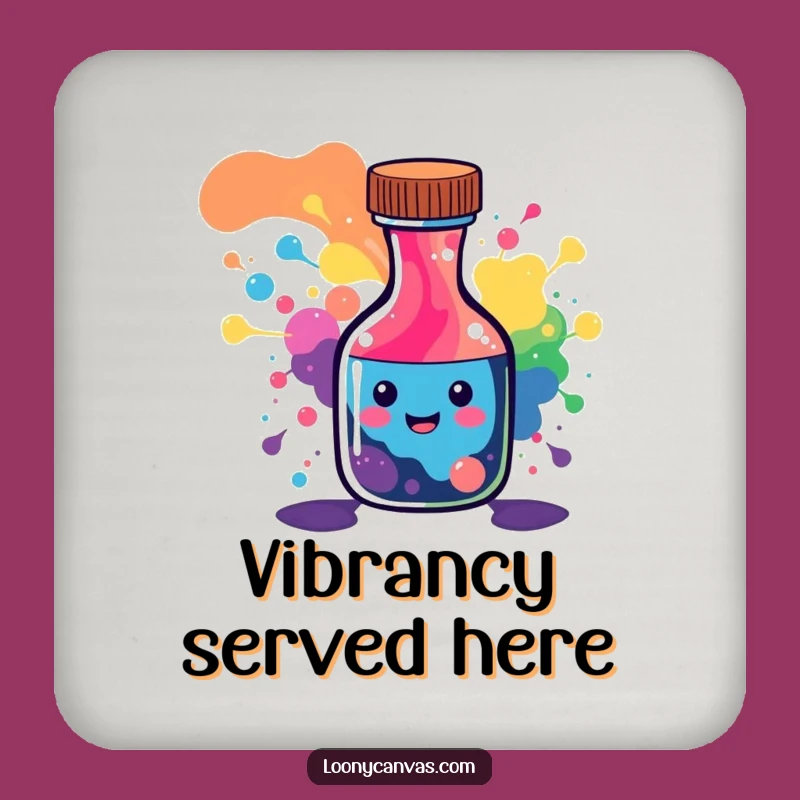 Funny Ink Bottle Coaster Set: Protect Surfaces with Art