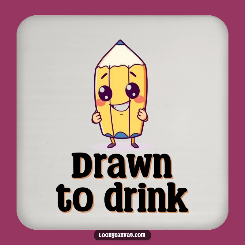 Funny Pencil Coasters: Cheeky Character Protecting Surfaces Creatively