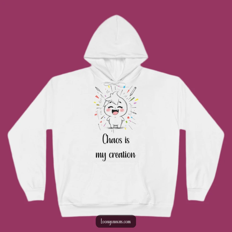 Funny Kawaii Pencil Hoodie: Cozy Up with Artistic Shenanigans