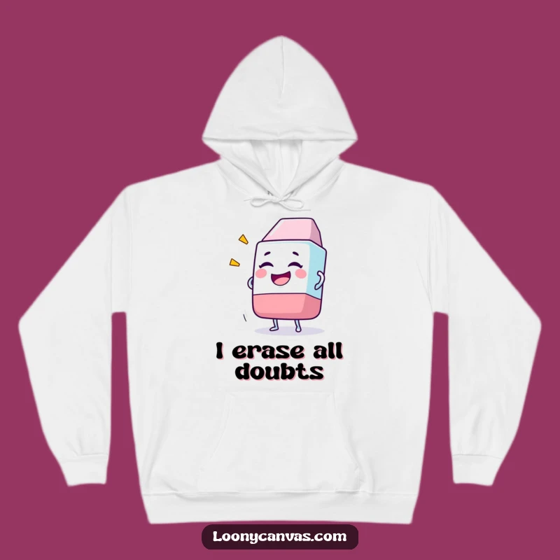 Cozy Funny Giggling Eraser Hoodie: Warmth and Laughter Guaranteed