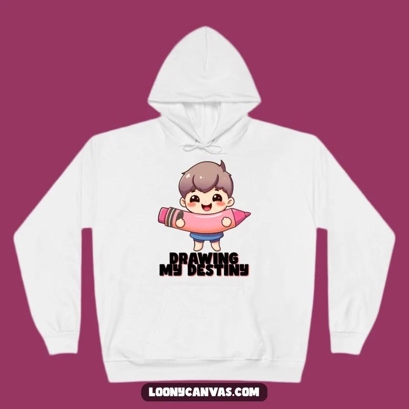 Funny Giant Crayon Hoodie: Cozy & Creative Warmth, Perfect Funny Gift!