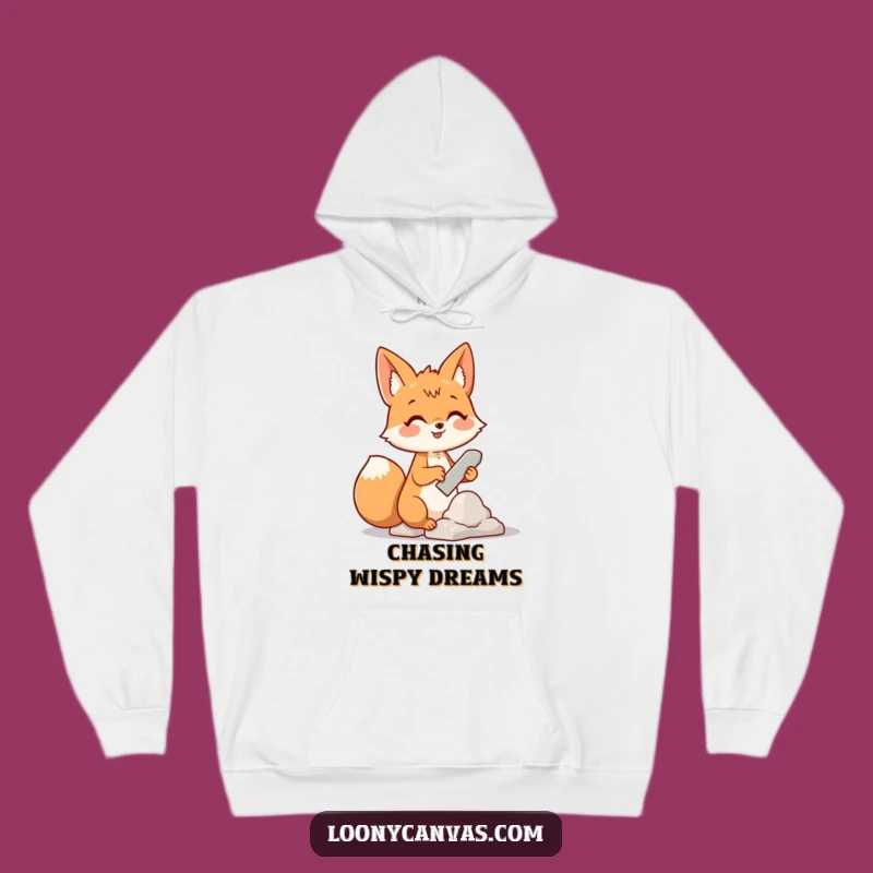 Funny Fox Cloud Sculptor Hoodie: Cozy Up with Whimsical Art