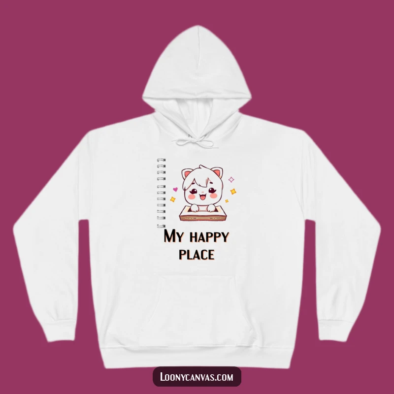 Funny Kawaii Sketchpad Hoodie: Cozy Comfort with a Hilarious Surprise