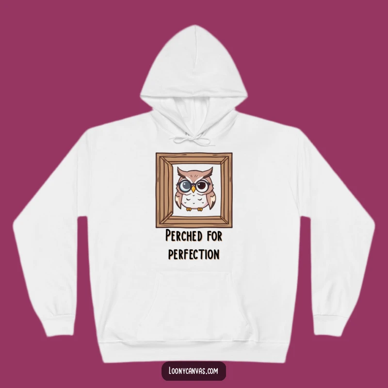 Funny Owl Art Critic Hoodie: Stay Cozy While Critiquing