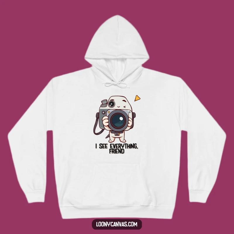 Cozy Funny Camera Hoodie: Document Your Comfy Moments