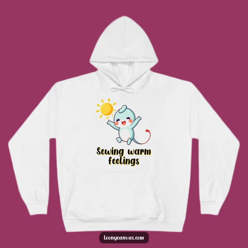 Funny Needle Hoodie: Cozy Stitching Sun Wear, Perfect Humorous Gift for Crafters