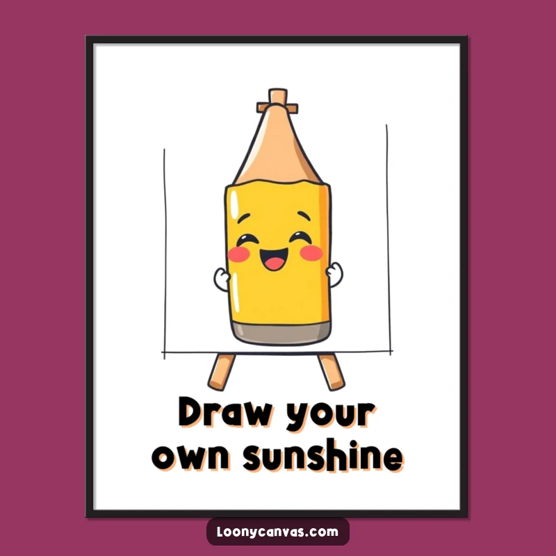 Free Printable Giggling Crayon Wall Art - Funny Downloadable Art for Cheerful Rooms!