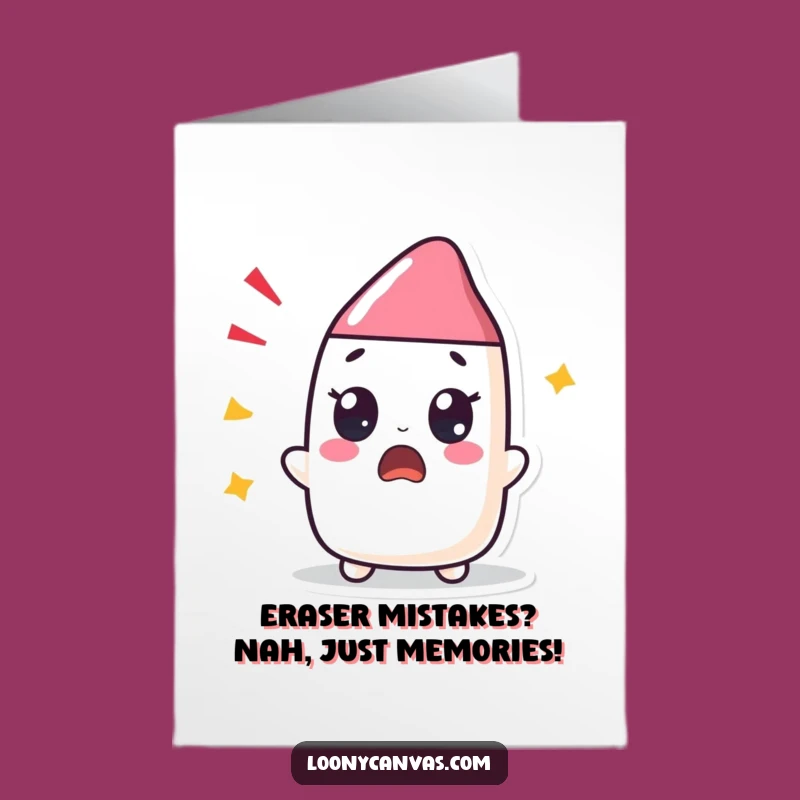 Free Printable Surprise Eraser Birthday Card - Funny Downloadable Gift for a Shocking Celebration