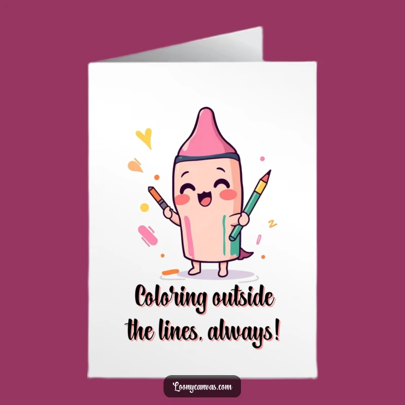 Free Printable Crayon Birthday Card - Joyful Scribble Downloadable Gift for a Colorful Celebration