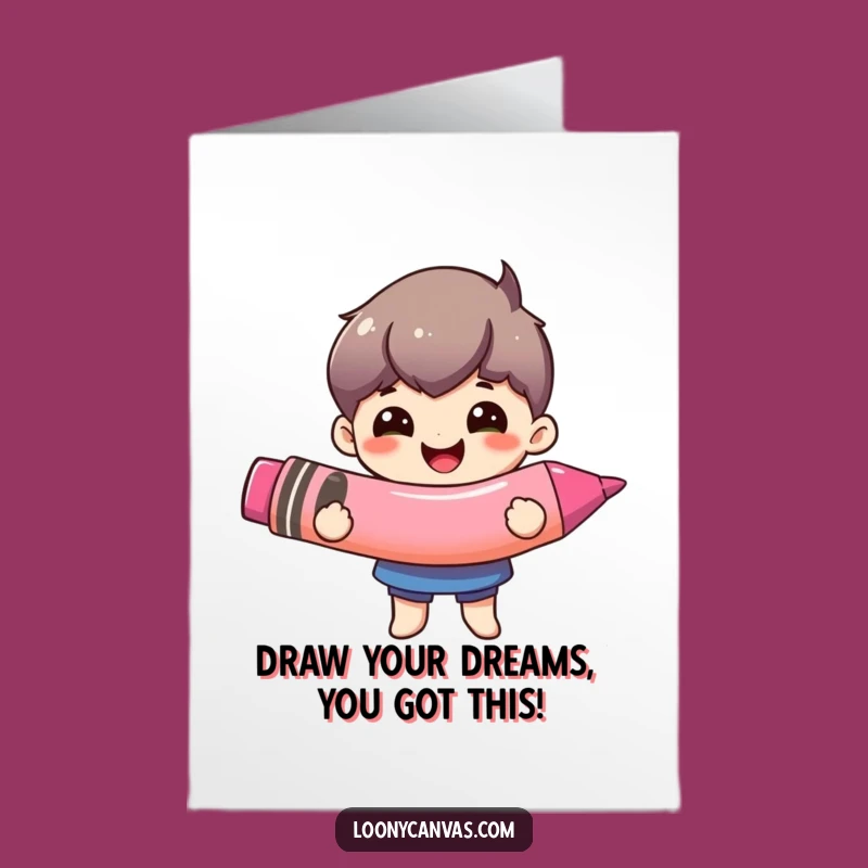 Free Printable Congrats Card: Big Crayon Achievement - Creative Downloadable