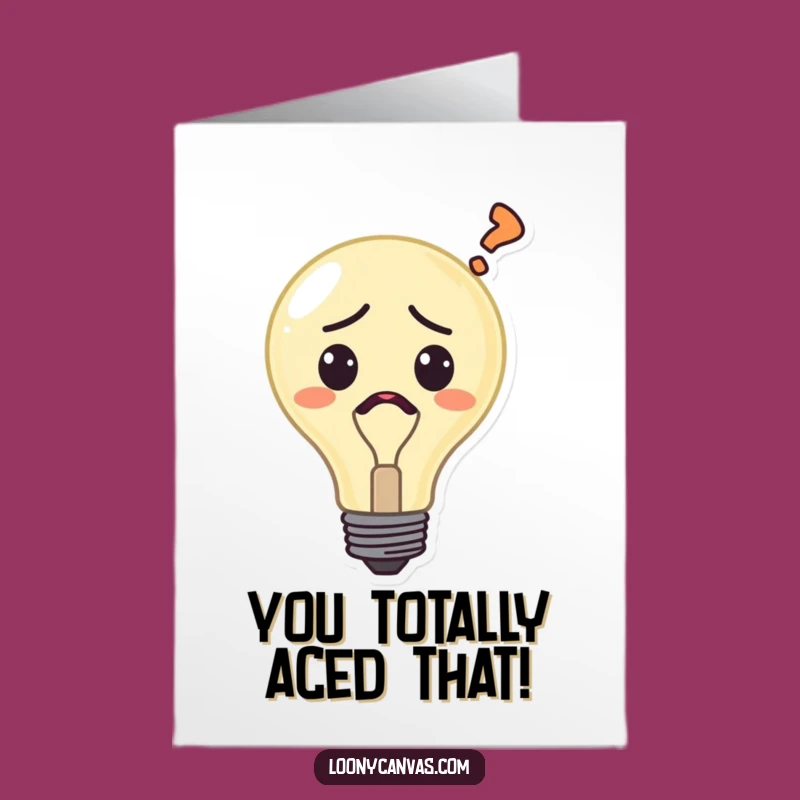 Free Printable Lightbulb Congratulations Card: Funny 'You Did It!' Downloadable Art