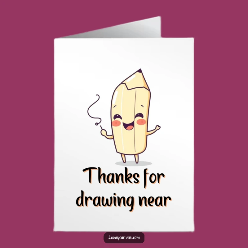 Free Printable Thank You Card: Pencil Squiggles, Artistic Downloadable Gift