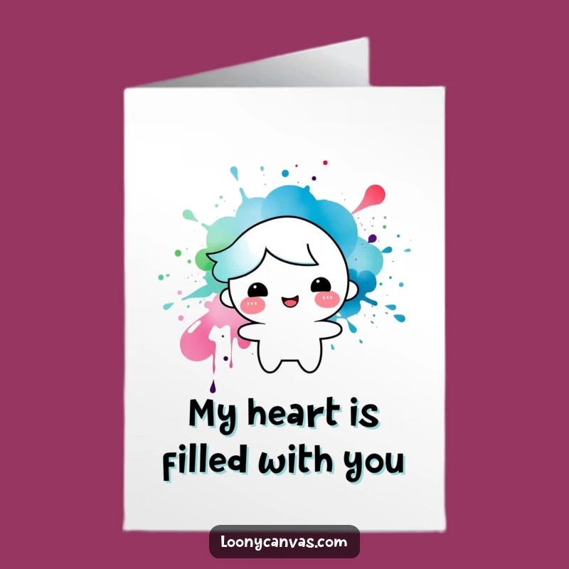 Free Printable Happy Ink Splatter Thank You Card - Cheerful Downloadable Gratitude!