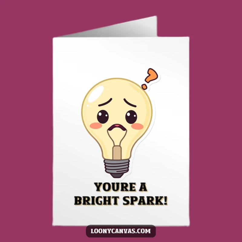 Free Printable Thank You Card: Lightbulb's Funny Gratitude, Downloadable DIY Gift
