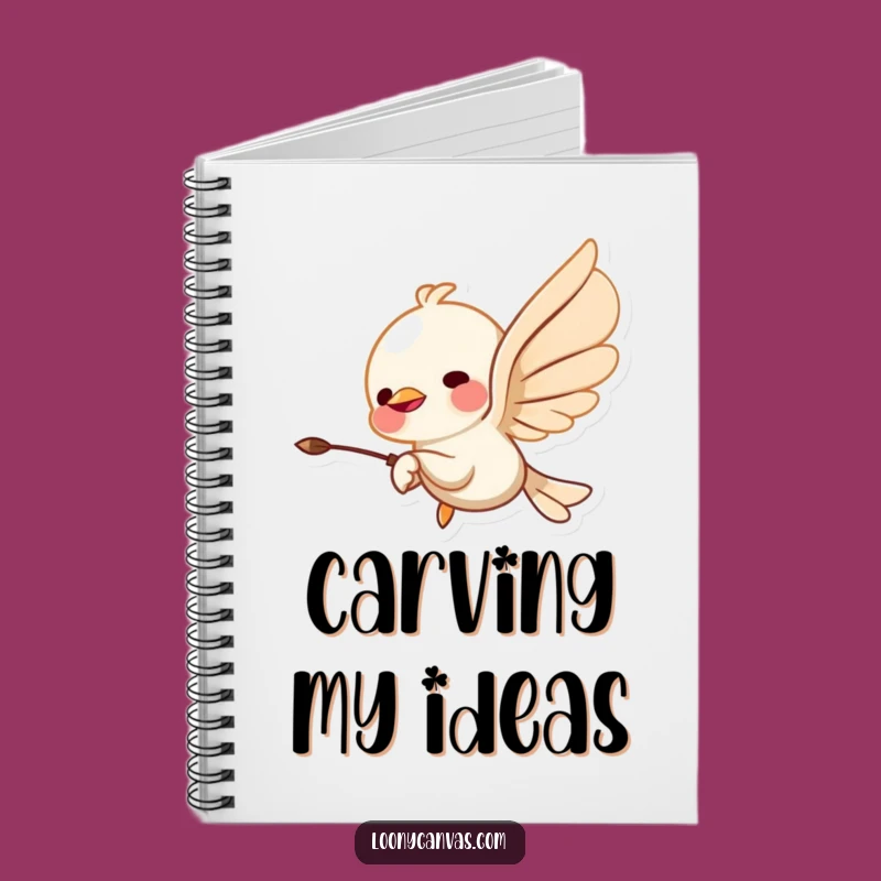 Funny Flying Chisel Notebook: Abstract Art Journal, Hilarious Gift for Writers and Artists