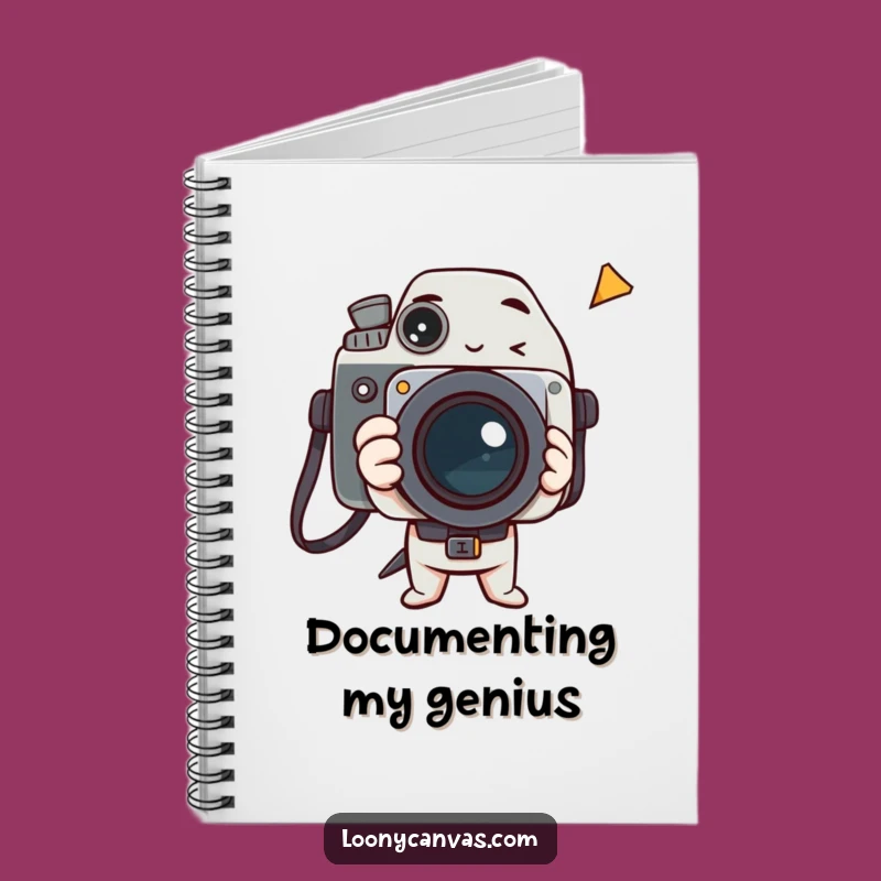 Funny Camera Notebook: Document Your Thoughts with a Smile