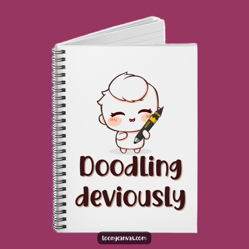 Funny Mischievous Charcoal Notebook: Sketch Your Artful Secrets