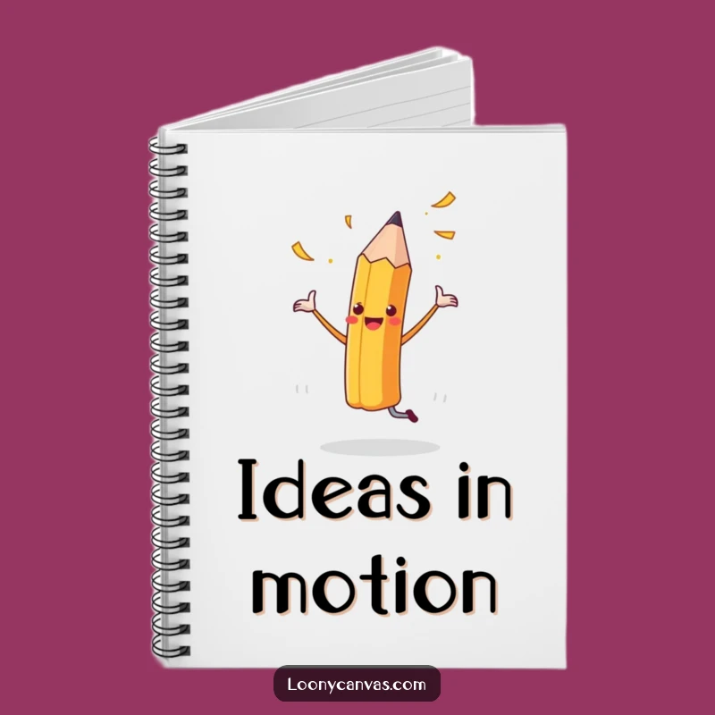 Funny Cheerful Pencil Notebook: Jot Down Your Creative Moves