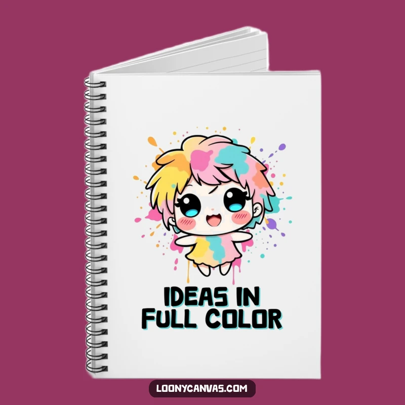 Funny Ink Blot Notebook: Jot Down Your Colorful Ideas