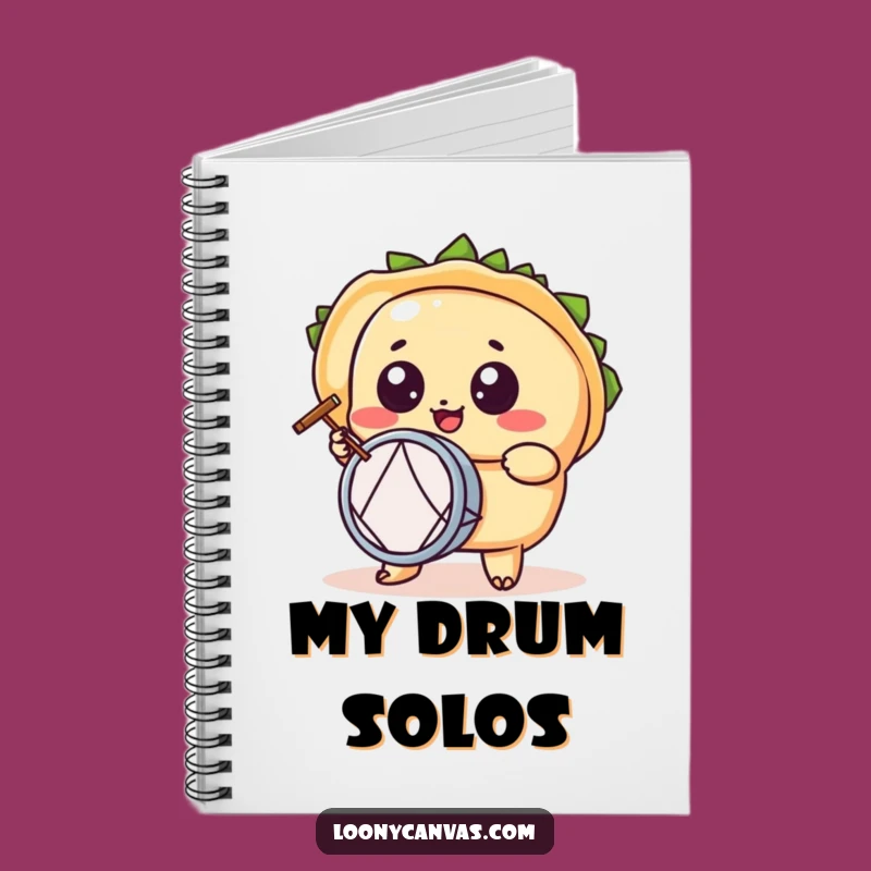 Funny Kawaii Taco Notebook: Jot Down Beats With Gusto