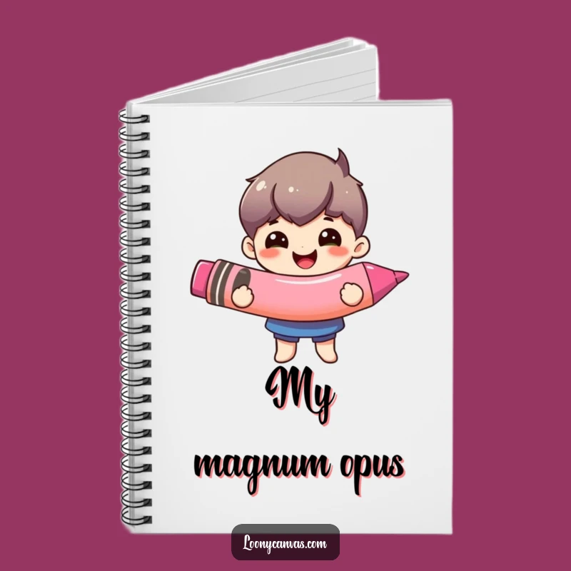 Funny Oversized Crayon Notebook: Jot Down Ideas Big, Perfect Funny Gift!