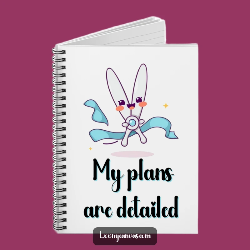 Funny Scissors Notebook - Jot Down Ideas with Delightful Snipping Inspiration