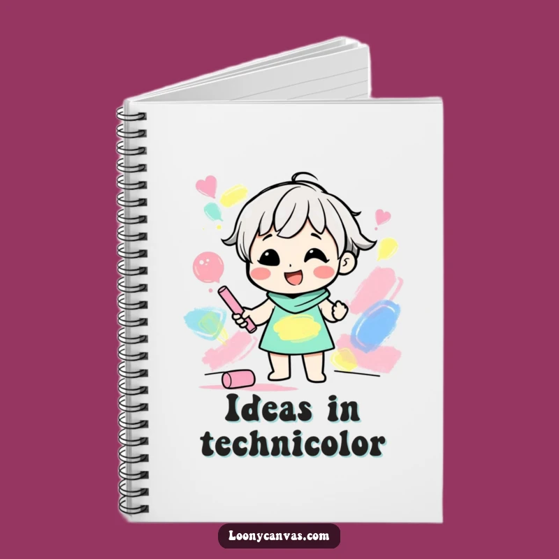 Funny Sketchbook: Gleeful Chalk Artist Character Abstract Ideas Notebook Gift