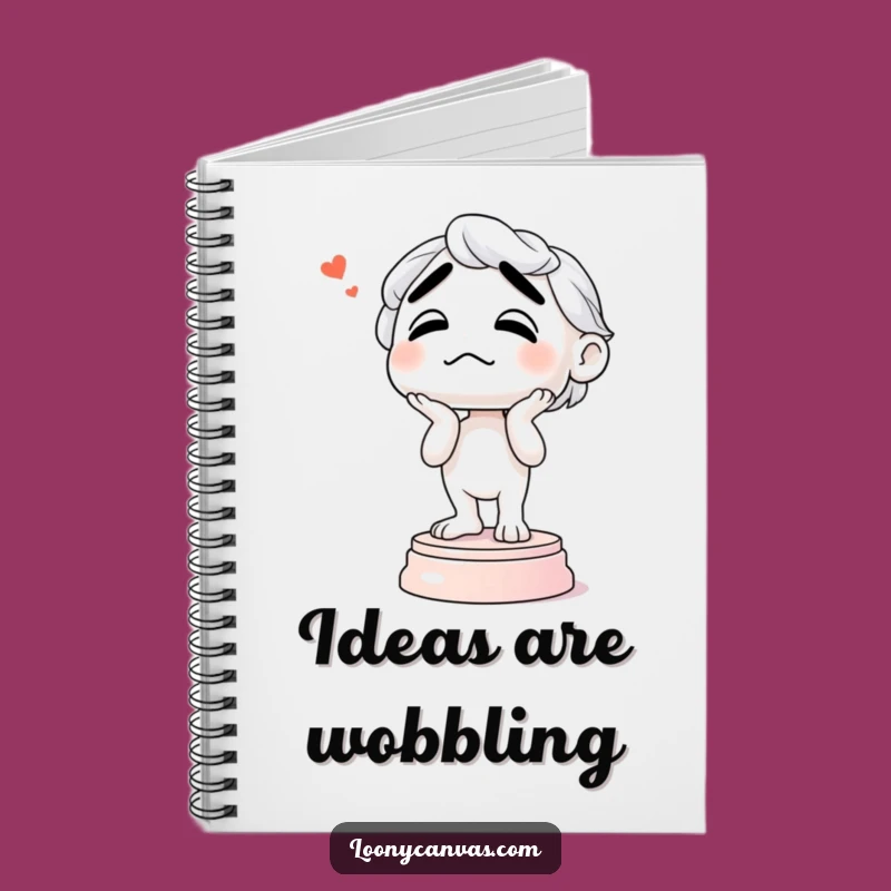 Funny Confused Sculpture Notebook: Hilarious Jotter for Artistic Thoughts