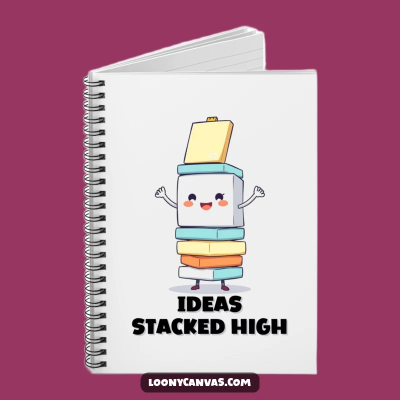 Funny Cube Canvas Notebook - Jot Down Creative Ideas