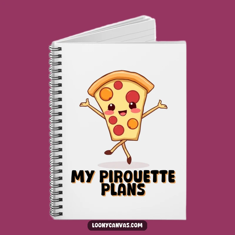 Funny Kawaii Pizza Notebook: Jot Down Ideas With Dance Moves