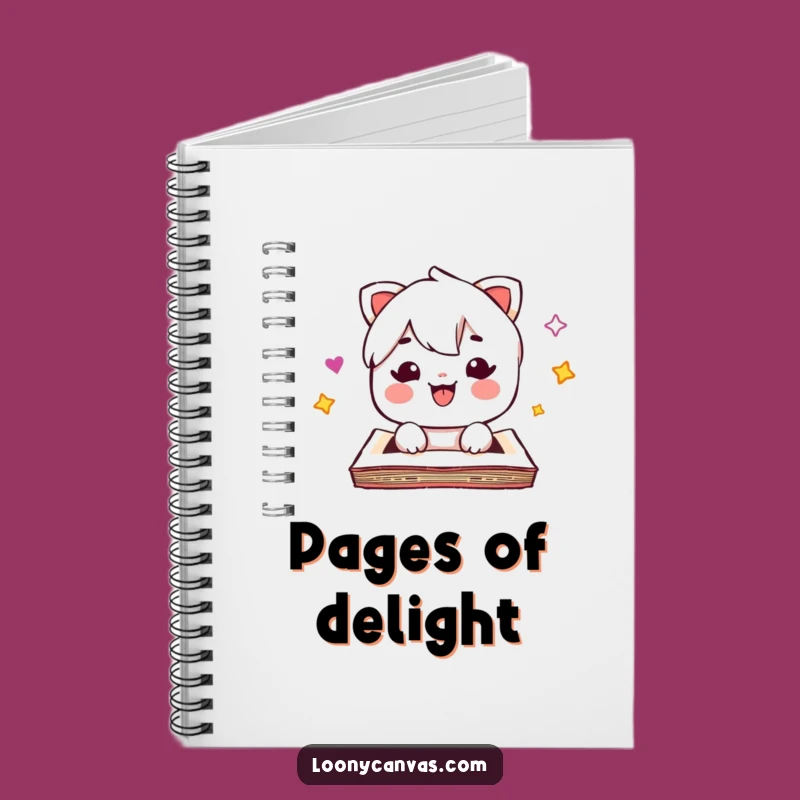 Funny Kawaii Sketchpad Notebook: Jot Down Ideas with Cheerful Surprise